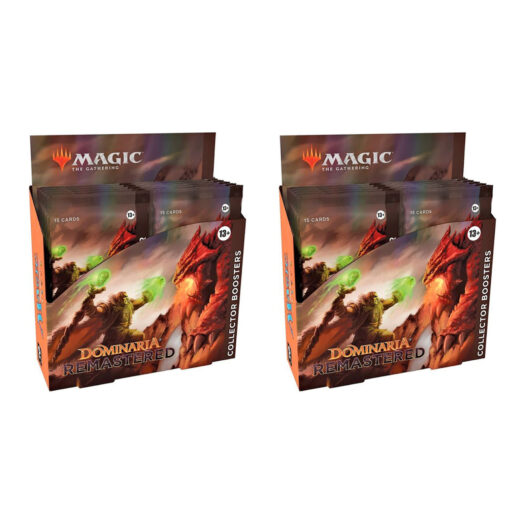Magic: The Gathering TCG Dominaria Remastered Collector Booster Box 12 Packs (180 Cards) 2x Lot