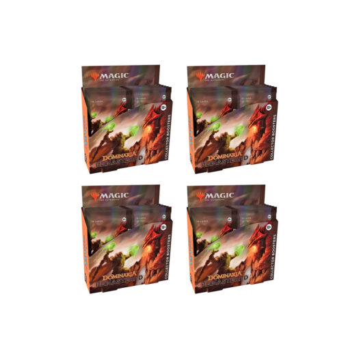 Magic: The Gathering TCG Dominaria Remastered Collector Booster Box 12 Packs (180 Cards) 4x Lot