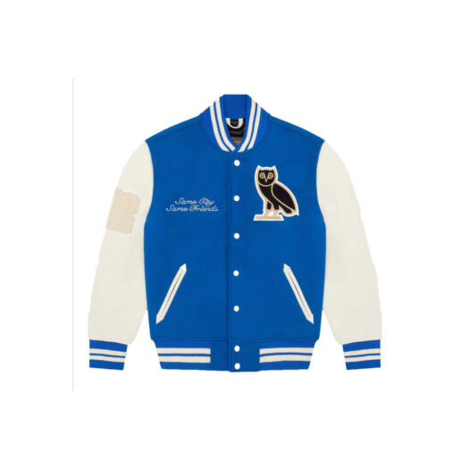 OVO Collegiate Varisty Jacket Blue