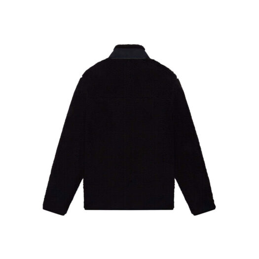 OVO Deep Pile Sherpa Fleece Jacket Black