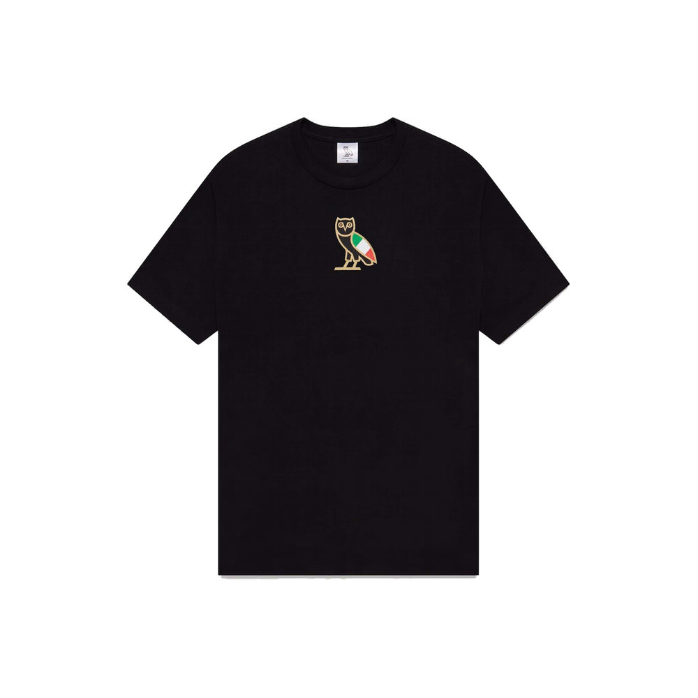 OVO Italy Classic Owl T-shirt Black