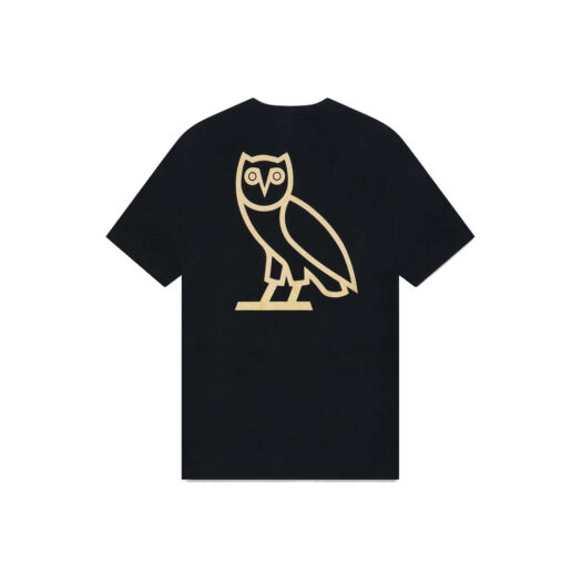 OVO Playboy Gold Owl T-Shirt Black