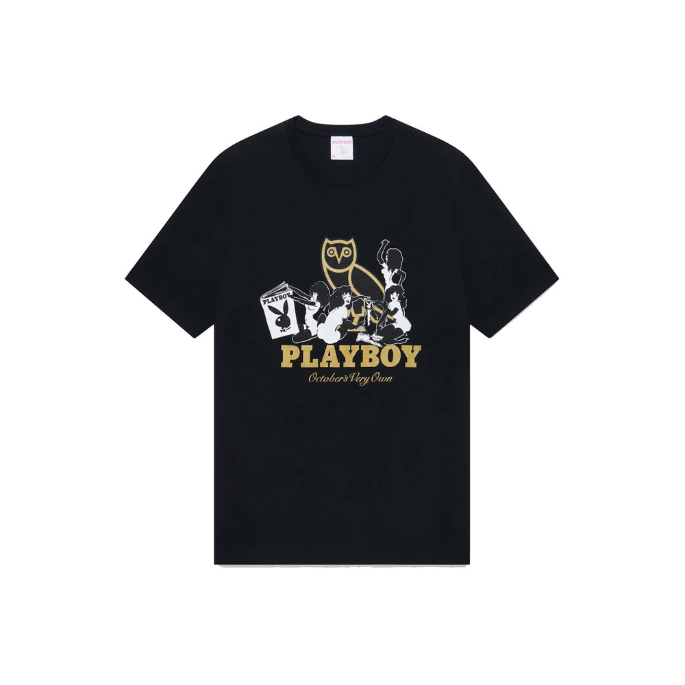 OVO Playboy Pin-Up T-Shirt Black