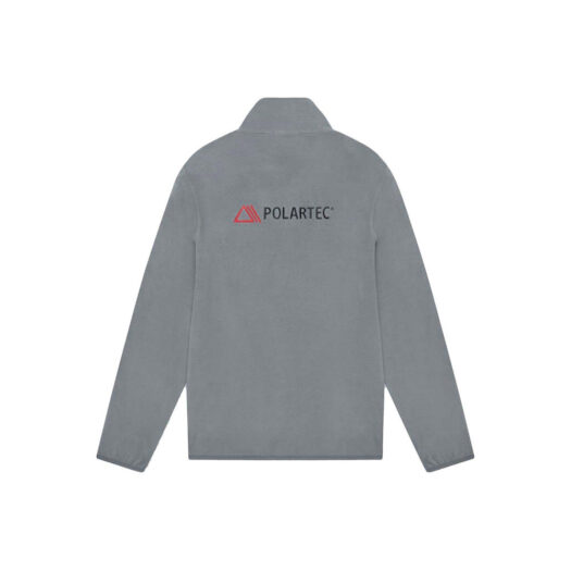 OVO Polartec Thermal Pro Microfleece Mock Neck Light Grey