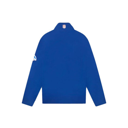 OVO x NFL Buffalo Bills 1/4 Zip Mock Neck Blue