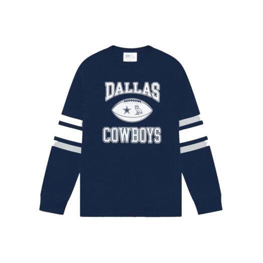 OVO x NFL Dallas Cowboys Longsleeve T-Shirt Navy