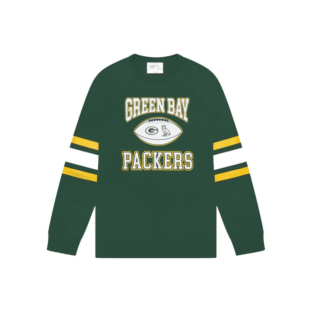 OVO x NFL Green Bay Packers Longsleeve T-Shirt Green