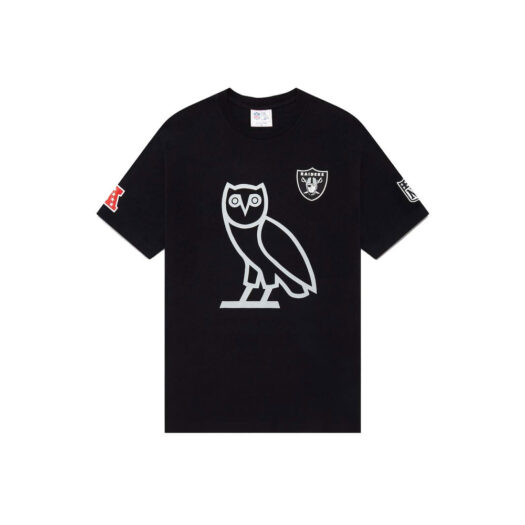 OVO x NFL Las Vegas Raiders OG Owl T-Shirt Black