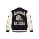 OVO x NFL Las Vegas Raiders Varsity Jacket Black