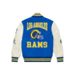 OVO x NFL Los Angeles Rams Varsity Jacket Blue