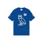 OVO x NFL New York Giants OG Owl T-Shirt Blue
