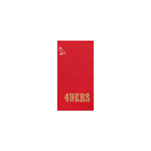 OVO x NFL San Francisco 49ers Neck Gaiter Red