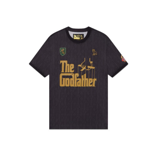 OVO x The Godfather Soccer Jersey Black