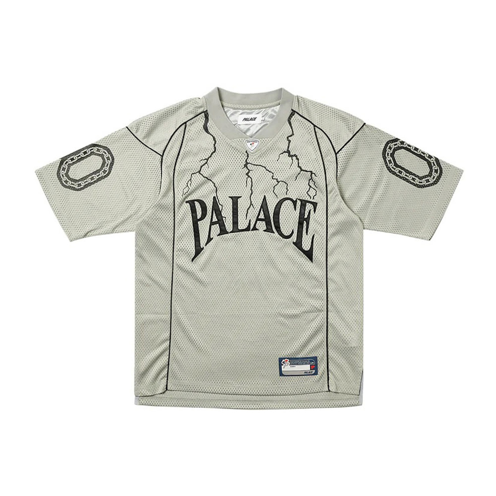 Palace Hesh Athletic Jersey Silver