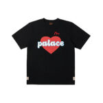 Palace x Evisu Heart T-shirt Black