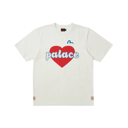 Palace x Evisu Heart T-shirt White