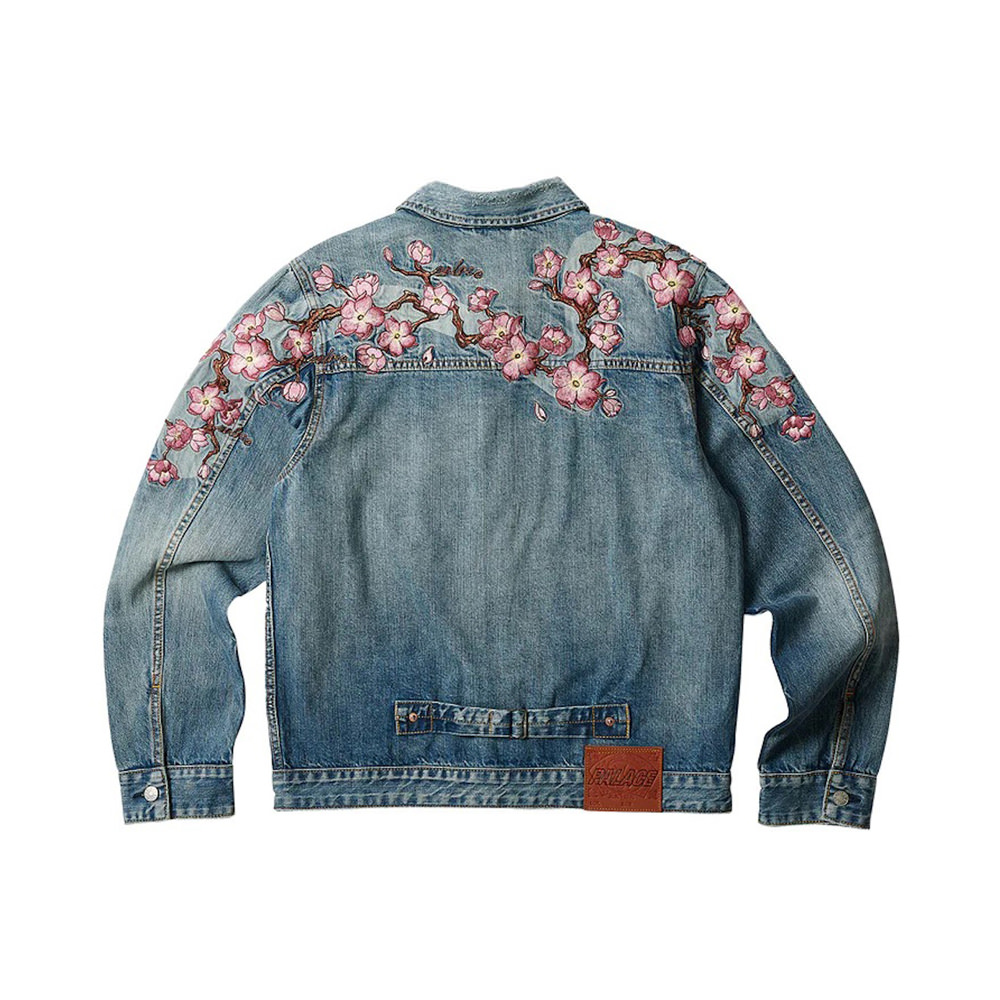 Palace x Evisu Type One Denim Jacket Stone WashPalace x Evisu Type 