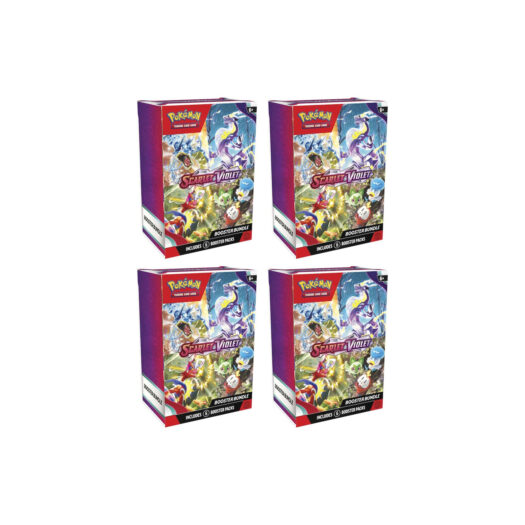 Pokémon TCG Scarlet & Violet Booster Bundle 4x Lot