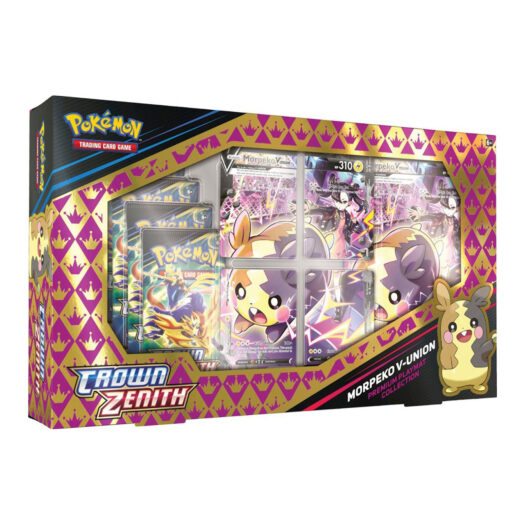 Pokémon TCG Sword & Shield Crown Zenith Morpeko V-UNION Premium Playmat Collection Box