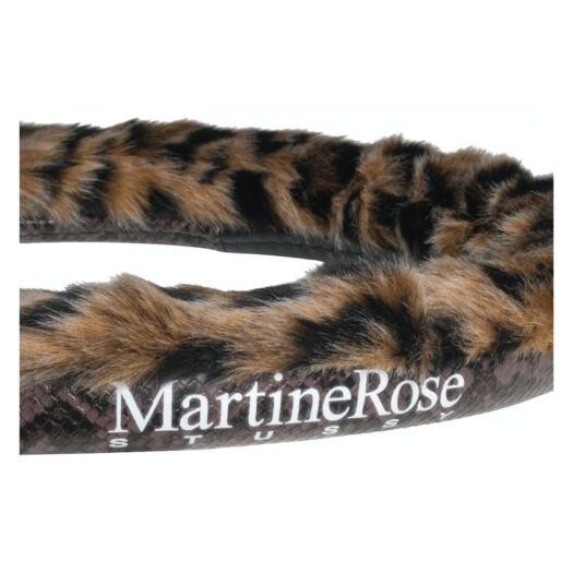 Stussy x Martine Rose Steering Wheel Cover Leopard Faux