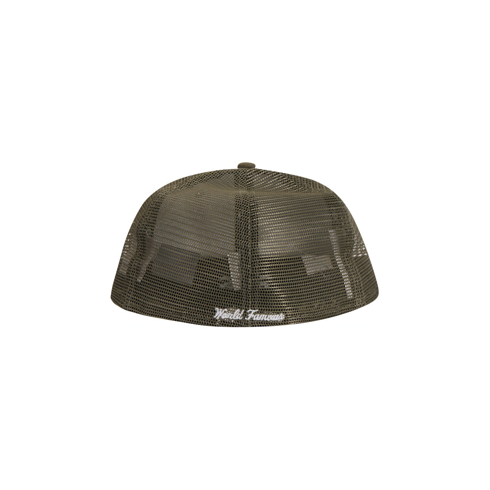 Supreme Box Logo Mesh Back New Era Hat (SS23) Olive