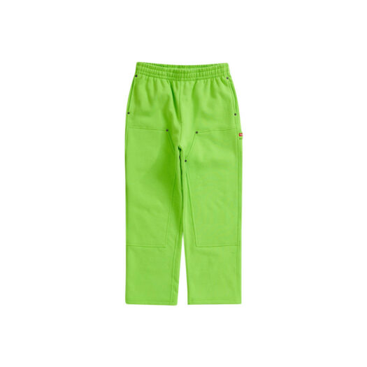Supreme Double Knee Painter Sweatpant Bright Green