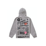 Supreme Fiend Hooded Sweatshirt Heather Grey