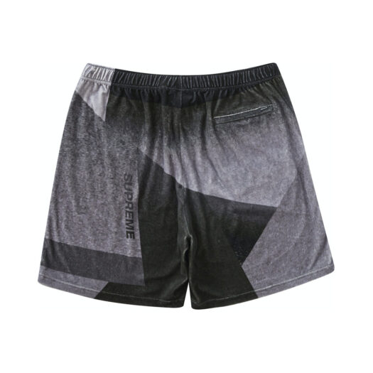 Supreme Geo Velour Short Black