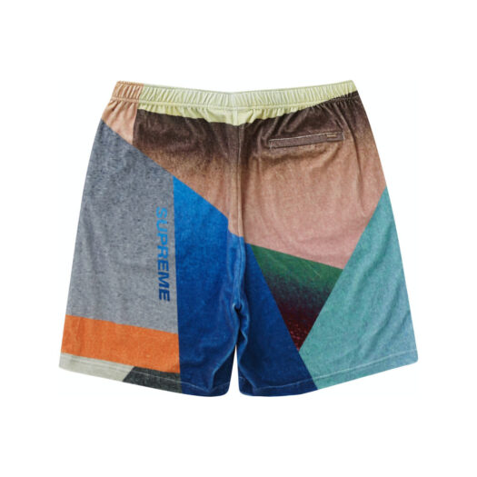 Supreme Geo Velour Short Multicolor