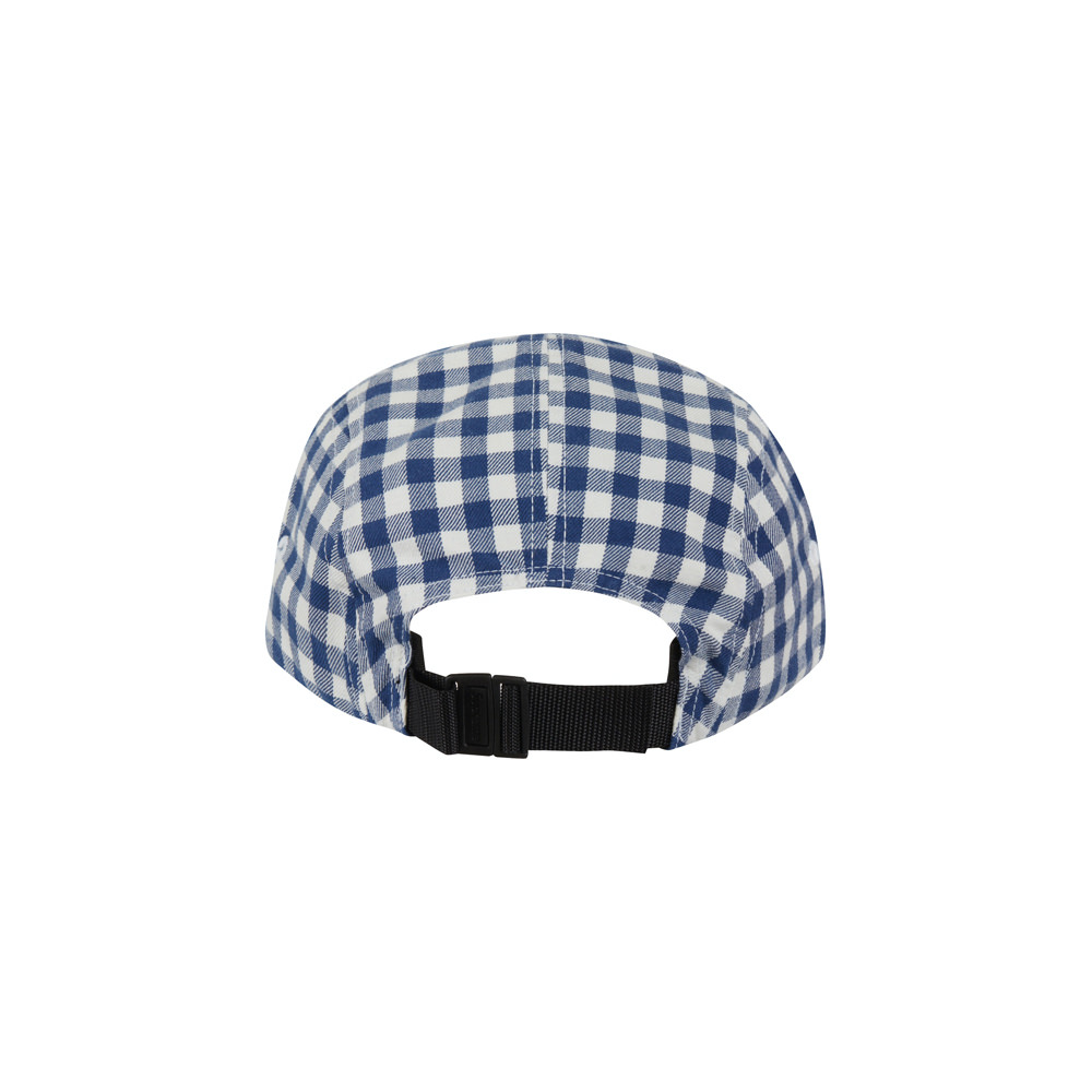 帽子シュプリーム　Gingham Camp Cap　ネイビー