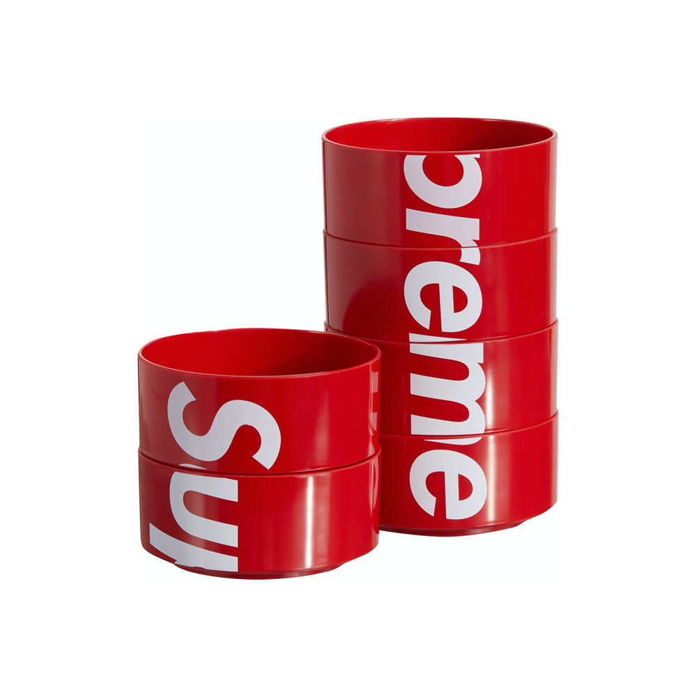 Supreme Heller Bowls (Set of 6) RedSupreme Heller Bowls (Set of 6) Red