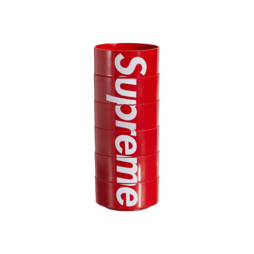Supreme Heller Bowls (Set of 6) Red