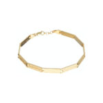 Supreme Jacob & Co Logo Link Bracelet 14k Gold