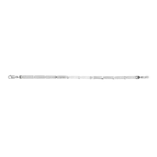 Supreme Jacob & Co Logo Link Bracelet Sterling Silver