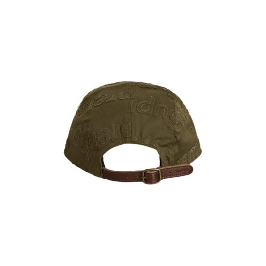 Supreme Lasered Twill Camp Cap Olive