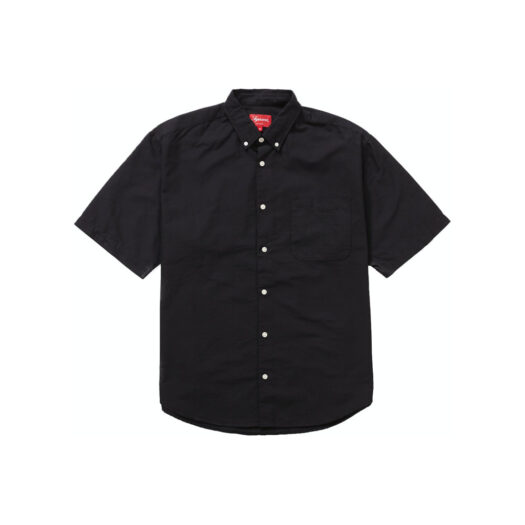 Supreme Loose Fit S/S Oxford Shirt Black