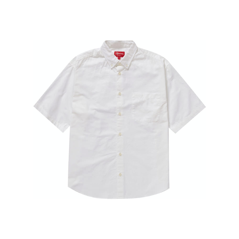 Supreme Loose Fit S/S Oxford Shirt White