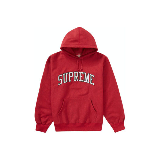 Supreme Metallic Arc Hooded Sweatshirt (SS23) Red