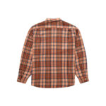 Supreme Pullover Plaid Flannel Shirt Pink