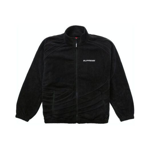 Supreme Racing Fleece Jacket Black