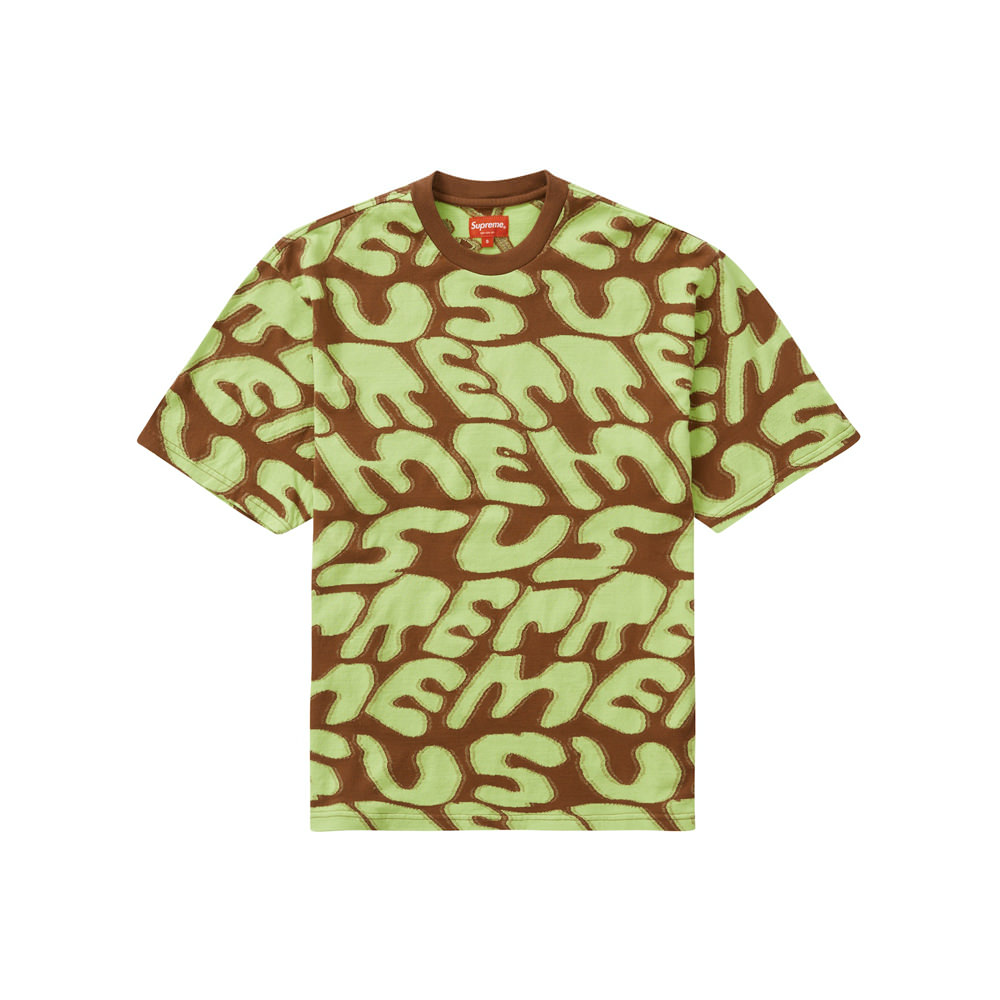 Supreme Stacked Intarsia S/S Top Brown