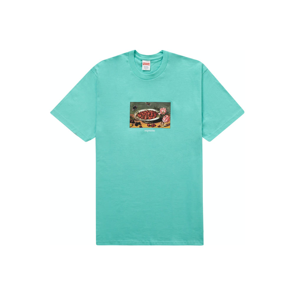 Supreme Strawberries Tee Teal