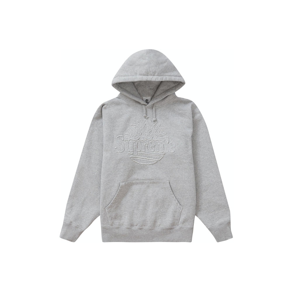 Supreme Timberland Hooded Sweatshirt (SS23) Heather Grey