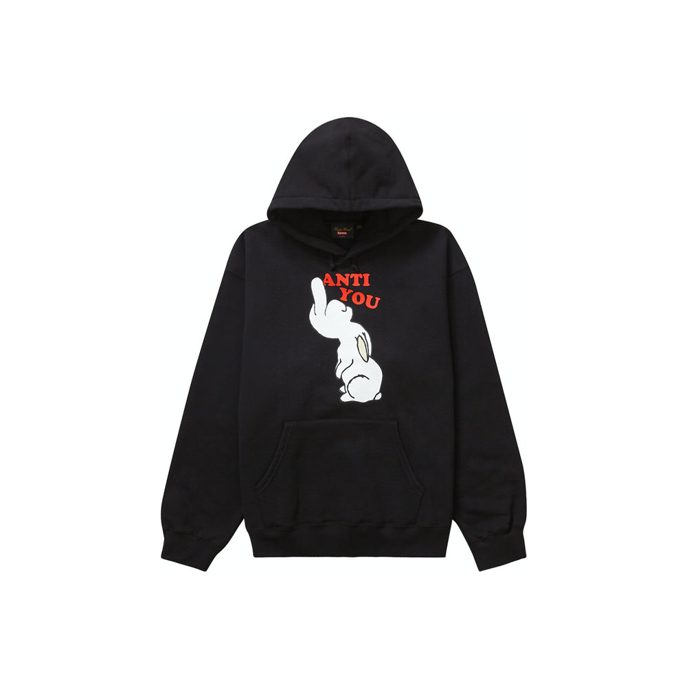 Supreme UNDERCOVER Anti You Hooded Sweatshirt Black