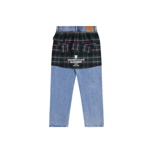 Supreme UNDERCOVER Layered Jean Washed Indigo