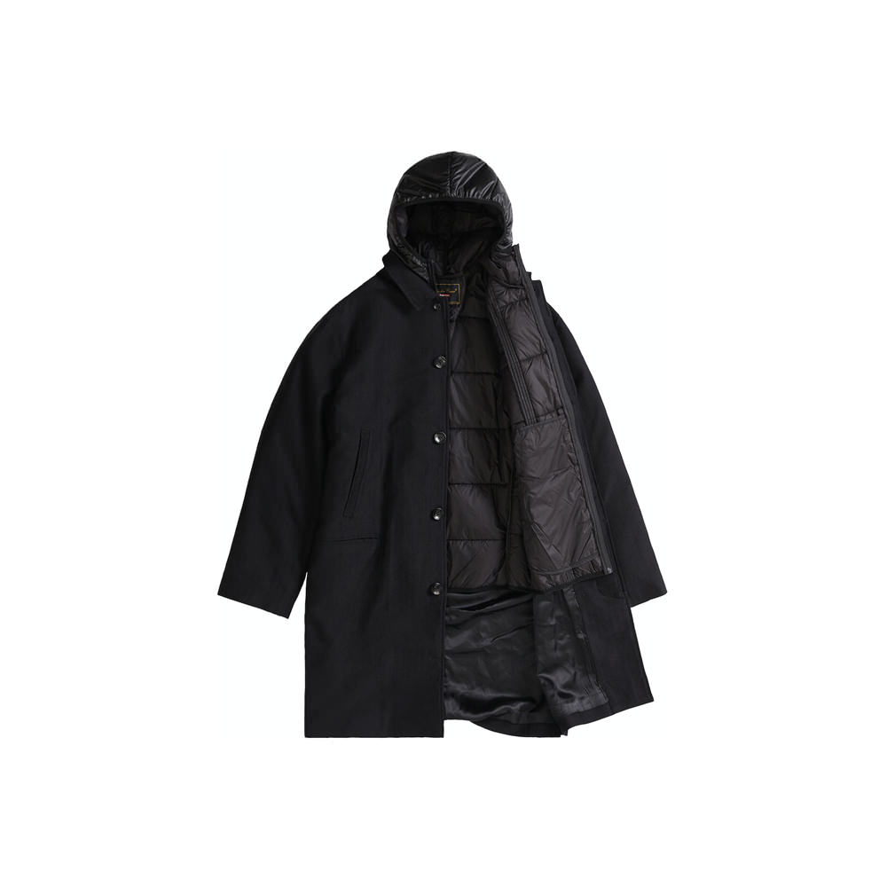 レオパードフラワーブラック supreme undercover trench puffer jacket