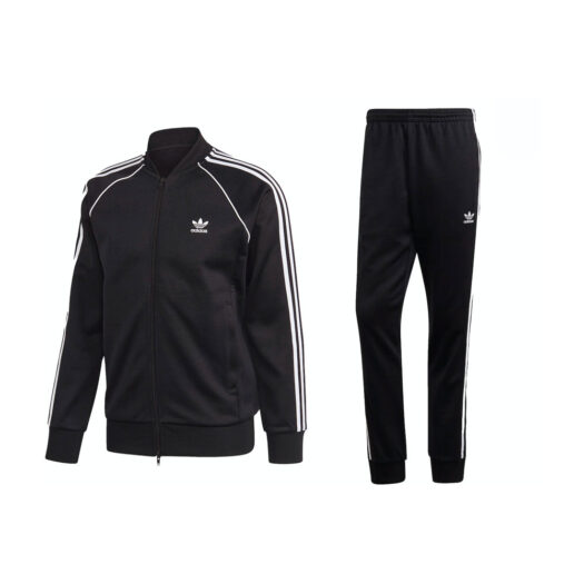 adidas Women's Primeblue SST Track Jacket & Pant Set Black