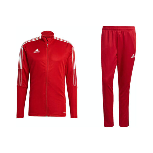 adidas Tiro 21 Track Jacket & Pant Set Team Power Red