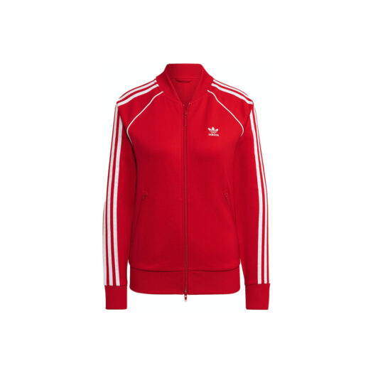 adidas Women's Primeblue SST Track Jacket Vivid Red