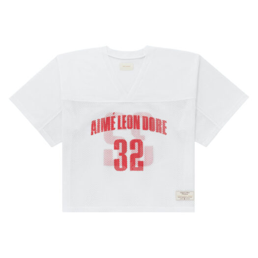 Aime Leon Dore Cropped Practice Jersey White/Red